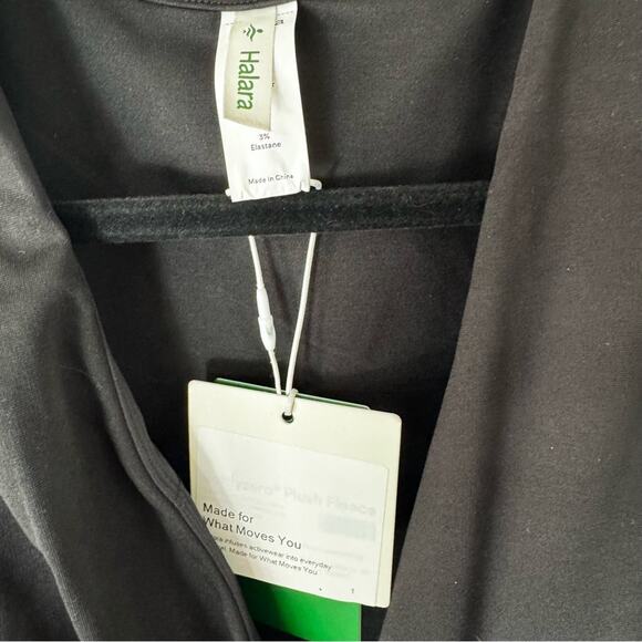 New Halara Black V Neck Sleeveless Pockets Easy-Peezy Jumpsuit Size Medium - Picture 6 of 7